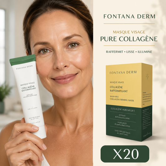 Masque Collagène Fontana Derm™ – Raffermissant, Anti-Âge & Éclat Instantané