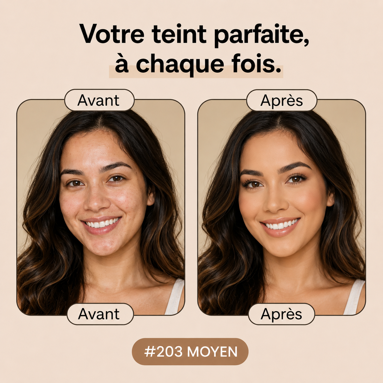Fond de Teint Intelligent 2-en-1 avec Pinceau Intégré — Fontana Derm™