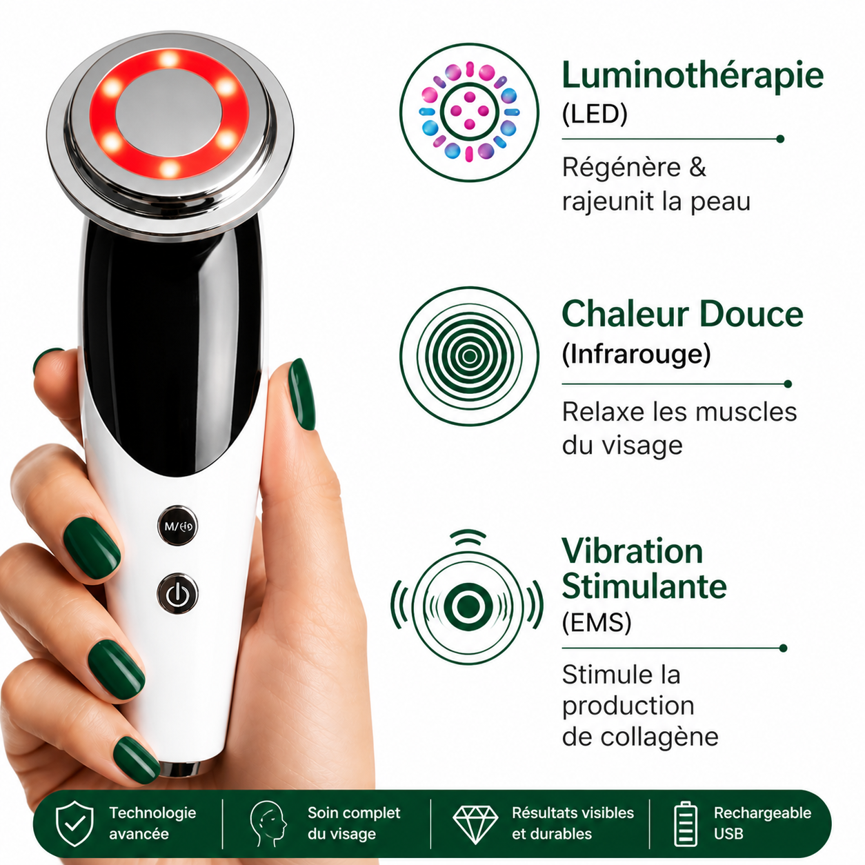 Masque LED Anti-Âge 7-en-1 — Fontana Derm™